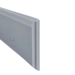 LISSE DE PROTECTION PEHD 2000X195X15 MM GRIS RAL 7040